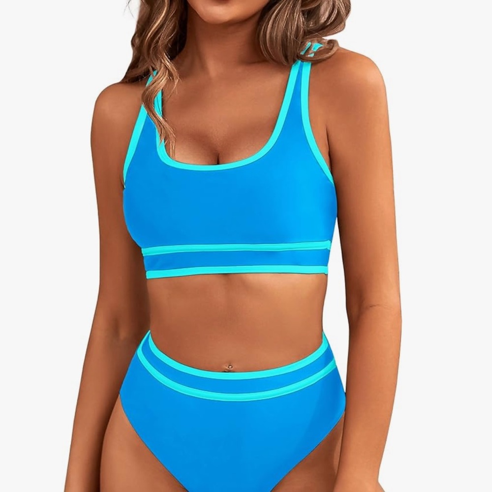 BMJL NEW Blue Women's Swimwear Set (small)